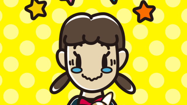 犬を抱いてジーンとする女子中学生のイラスト【色、背景あり】PNG