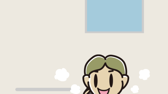 お風呂でスマホで電話する小学生男子のイラスト【色、背景あり】PNG