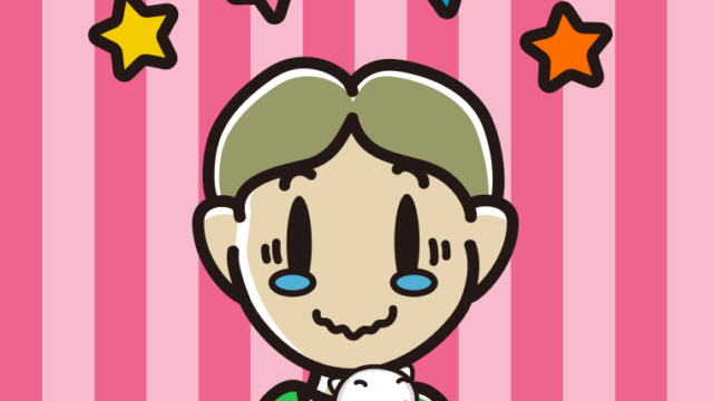 猫を抱いてジーンとする小学生男子のイラスト【色、背景あり】PNG