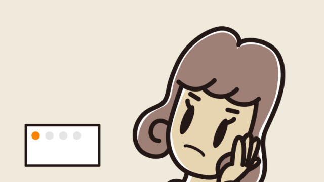 トイレで考える女子大学生のイラスト【色、背景あり】PNG