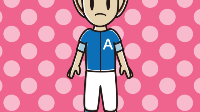 困る野球のユニフォーム姿の女性のイラスト【色、背景あり】PNG