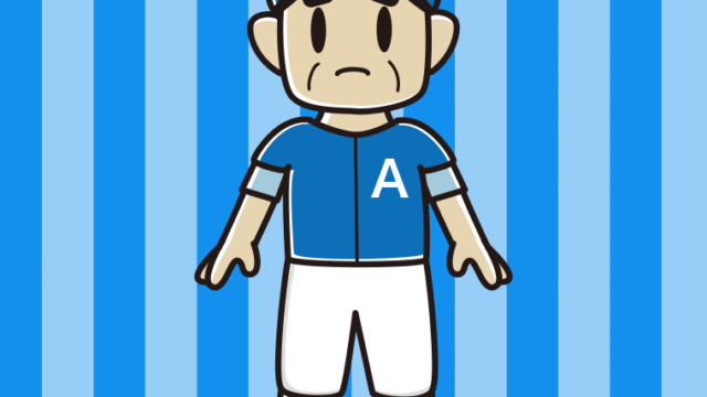 困る野球のユニフォーム姿のおじさんのイラスト【色、背景あり】PNG