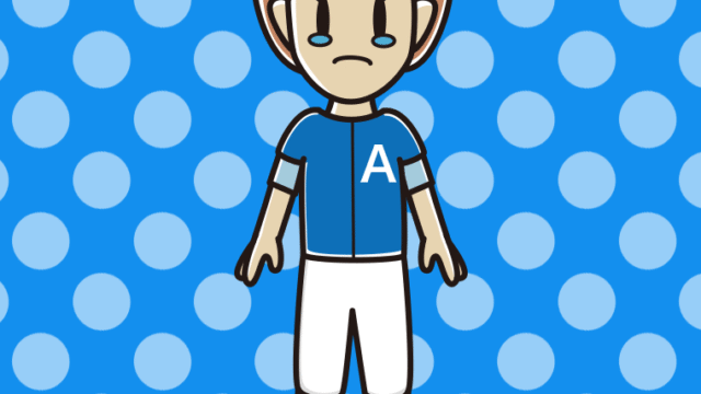 泣く野球のユニフォーム姿の女性のイラスト【色、背景あり】PNG