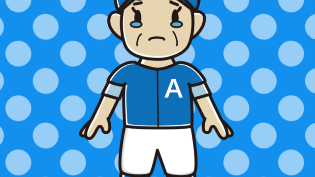 泣く野球のユニフォーム姿のおばさんのイラスト【色、背景あり】PNG