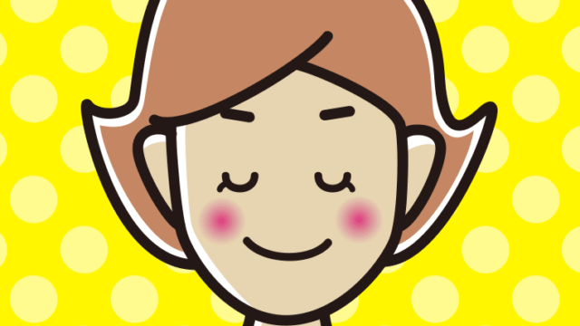 顔が赤くなる女性のイラスト【色、背景あり】PNG