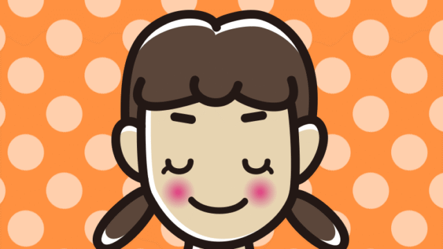 顔が赤くなる女子中学生のイラスト【色、背景あり】PNG