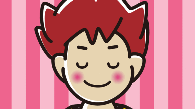 顔が赤くなる男子大学生のイラスト【色、背景あり】PNG