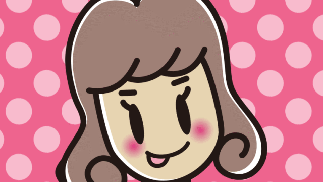 照れる女子大学生のイラスト【色、背景あり】PNG