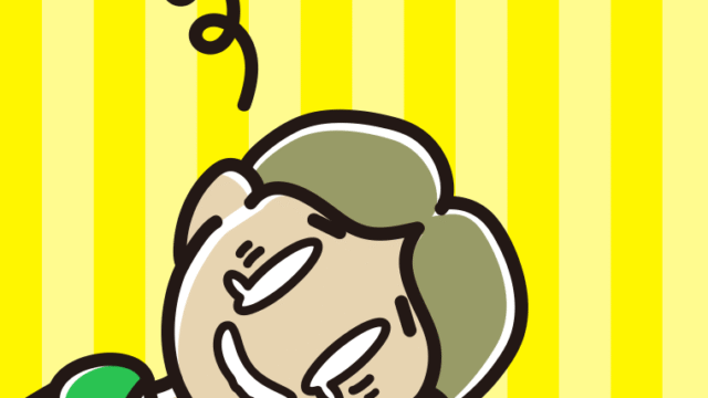 気絶する小学生男子のイラスト【色、背景あり】PNG