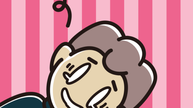 気絶する男子中学生のイラスト【色、背景あり】PNG