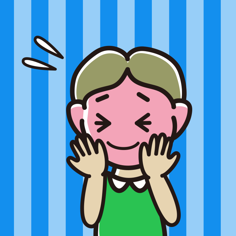 恥ずかしがる小学生男子のイラスト【色、背景あり】PNG