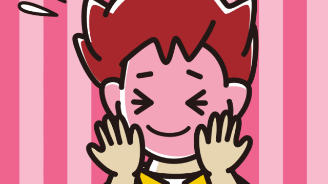 恥ずかしがる男子大学生のイラスト【色、背景あり】PNG