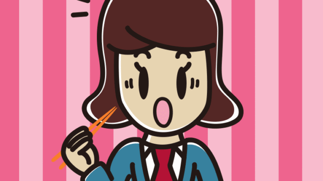 食事中に驚く女子高校生のイラスト【色、背景あり】PNG