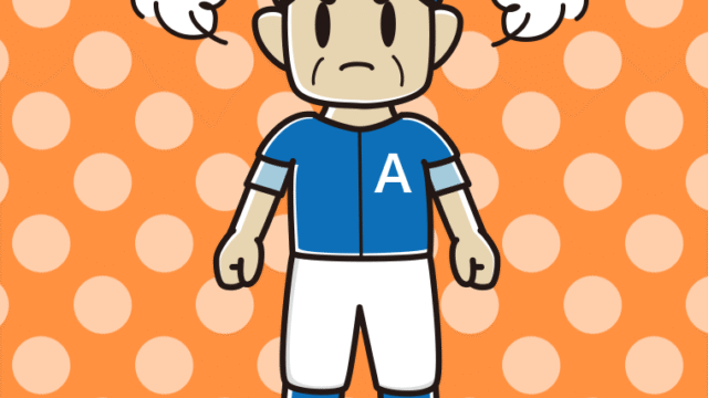 怒る野球のユニフォーム姿のおじさんのイラスト【色、背景あり】PNG