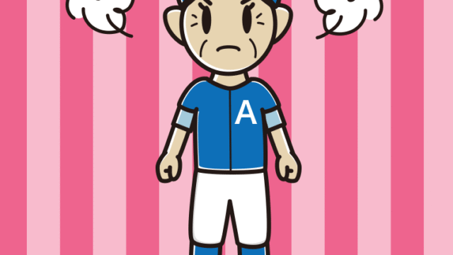 怒る野球のユニフォーム姿のおばあさんのイラスト【色、背景あり】PNG