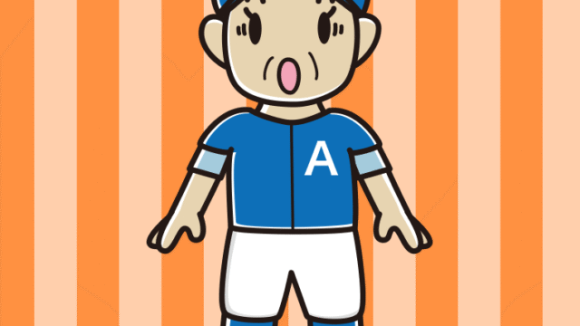 驚く野球のユニフォーム姿のおばさんのイラスト【色、背景あり】PNG