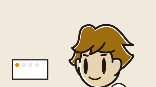 トイレで案内する男子高校生のイラスト【色、背景あり】PNG