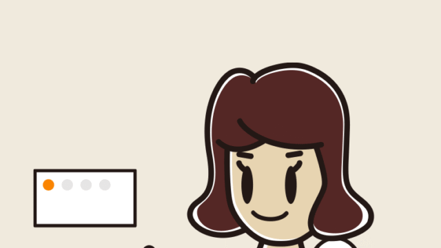 トイレで案内する女子高校生のイラスト【色、背景あり】PNG