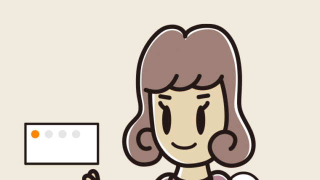 トイレで案内する女子大学生のイラスト【色、背景あり】PNG