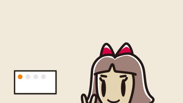 トイレでピースをする小学生女子のイラスト【色、背景あり】PNG