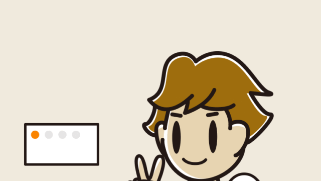 トイレでピースをする男子高校生のイラスト【色、背景あり】PNG