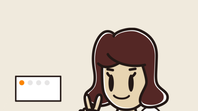 トイレでピースをする女子高校生のイラスト【色、背景あり】PNG