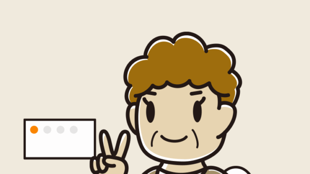 トイレでピースをするおばさんのイラスト【色、背景あり】PNG