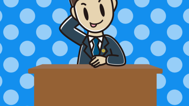 テヘヘな男性弁護士のイラスト【色、背景あり】PNG