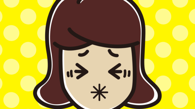 酸っぱい顔の女子高校生のイラスト【色、背景あり】PNG