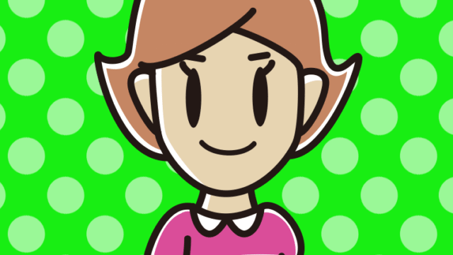 コーヒーを飲む（マグカップを持つ）女性のイラスト【色、背景あり】PNG