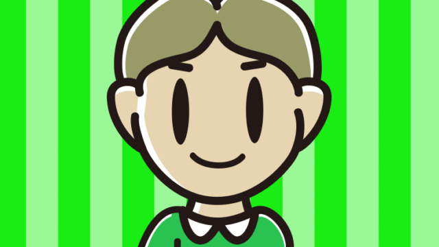 紅茶を飲む（ティーカップを持つ）小学生男子のイラスト【色、背景あり】PNG