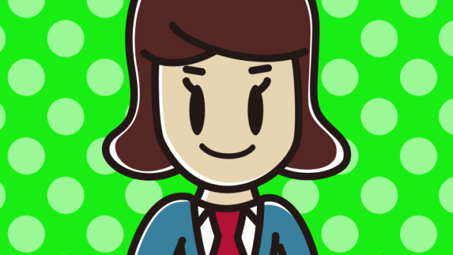 紅茶を飲む（ティーカップを持つ）女子高校生のイラスト【色、背景あり】PNG