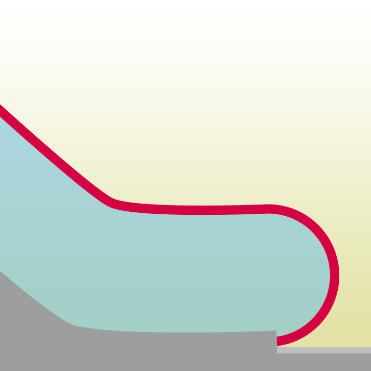 エスカレーターのイラスト【色、背景あり】PNG
