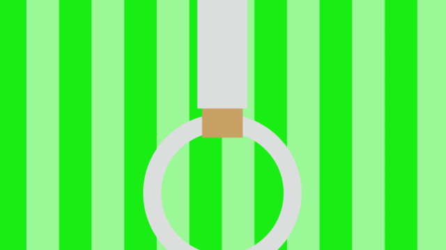 つり革のイラスト【色、背景あり】PNG