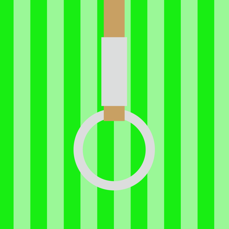 つり革のイラスト【色、背景あり】PNG