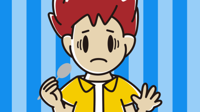 カレーライスで困る男子大学生のイラスト【色、背景あり】PNG