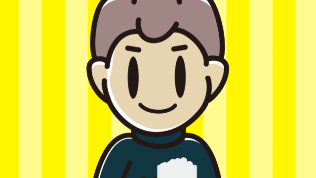 ビールを飲む男子中学生のイラスト【色、背景あり】PNG