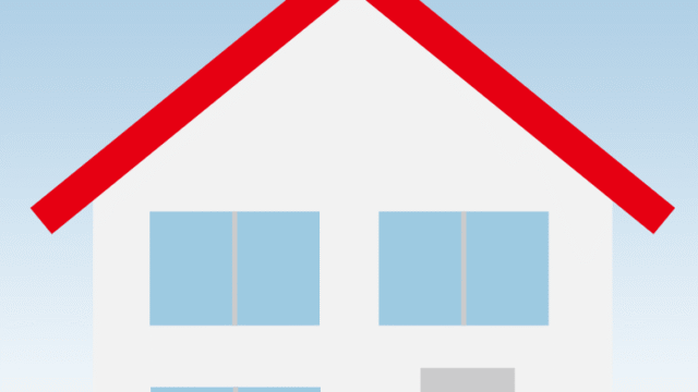 家のイラスト【色、背景あり】PNG