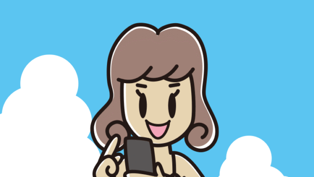 海に入ってスマホを使う女子大学生のイラスト【色、背景あり】PNG