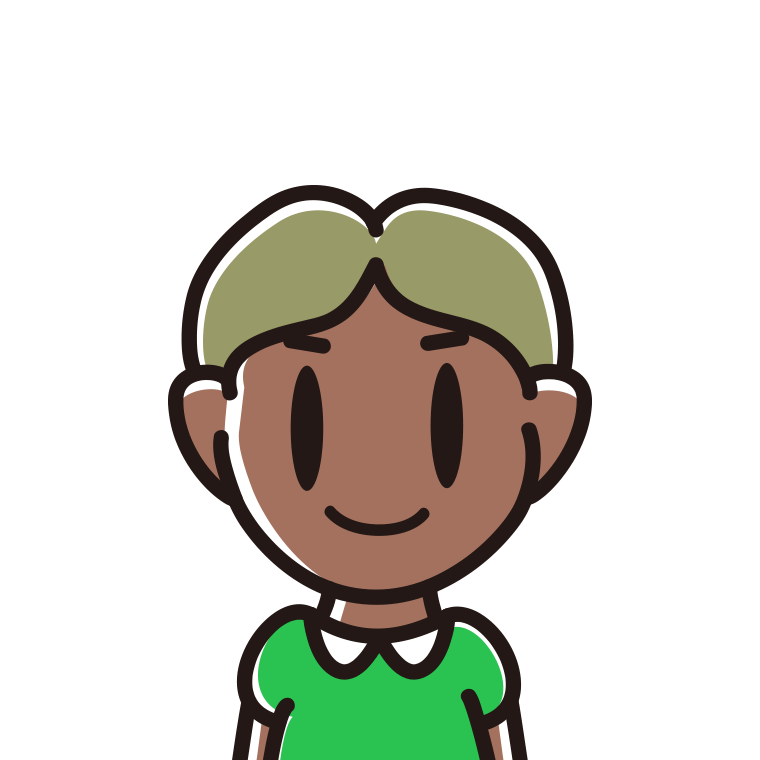 日焼けした小学生男子のイラスト【色あり、背景なし】透過PNG