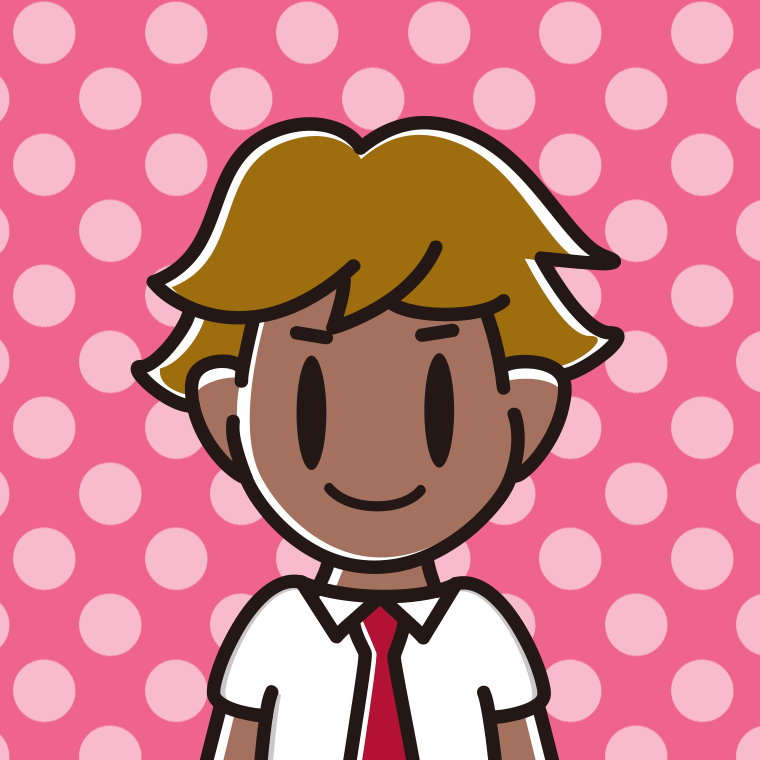 日焼けした男子高校生のイラスト【色、背景あり】PNG