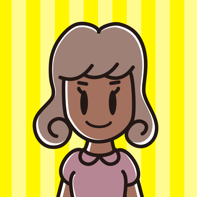 日焼けした女子大学生のイラスト【色、背景あり】PNG