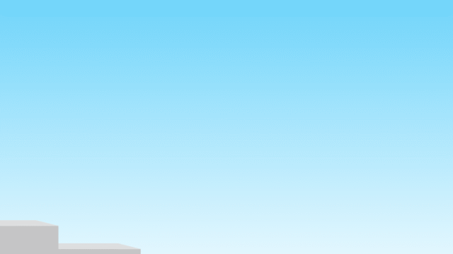 階段のイラスト【色、背景あり】PNG