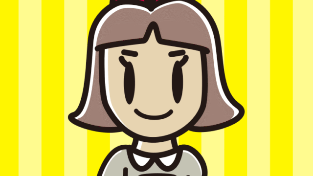 お水を飲む小学生女子のイラスト【色、背景あり】PNG