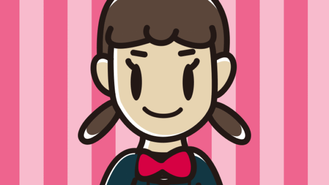 お水を飲む女子中学生のイラスト【色、背景あり】PNG