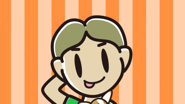 犬を抱いてテヘヘな小学生男子のイラスト【色、背景あり】PNG