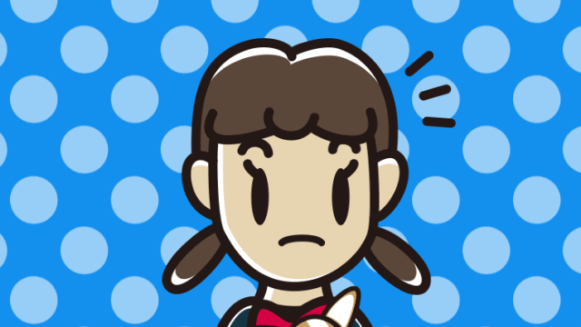 犬を抱いて何かに気付く女子中学生のイラスト【色、背景あり】PNG