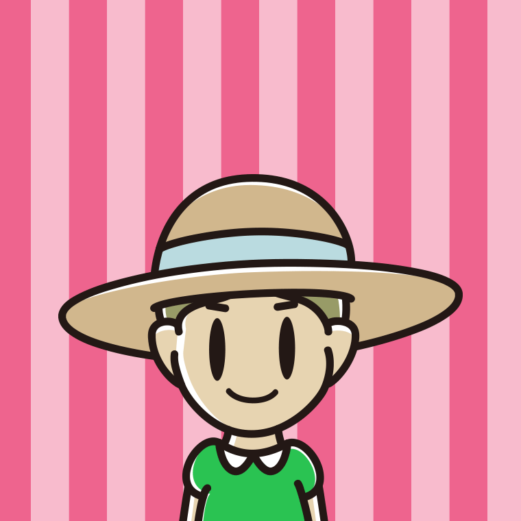 麦わら帽子をかぶる小学生男子のイラスト【色、背景あり】PNG