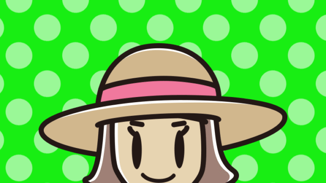 麦わら帽子をかぶる小学生女子のイラスト【色、背景あり】PNG