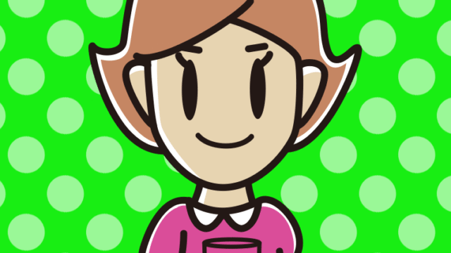 牛乳を飲む女性のイラスト【色、背景あり】PNG